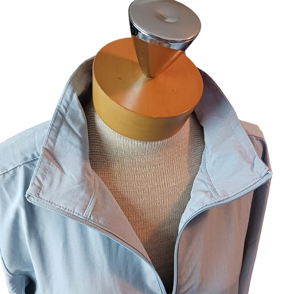 Hang Ten Womens Jacket, Lightweight Packable Size Large Pastel Blue NWOT Hiking - Picture 2 of 8